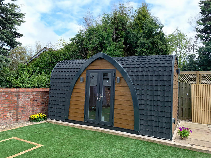 The Wiltshire garden room or glamping pod from County Pods