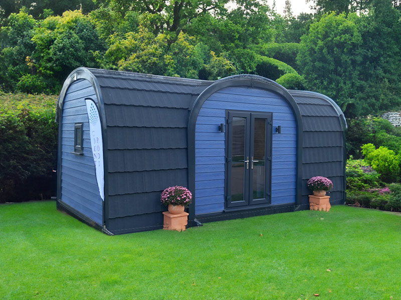 The Ayrshire garden room or glamping pod from County Pods